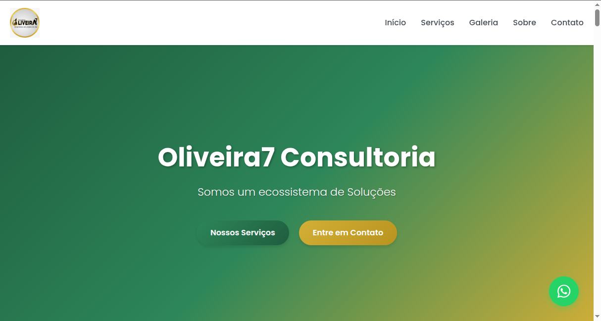 Oliveira7 Consultoria - Site